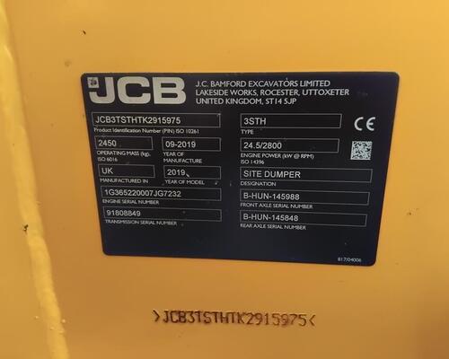 Jcb 3STH Hydrostatic