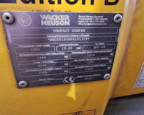 Wacker Neuson 1001