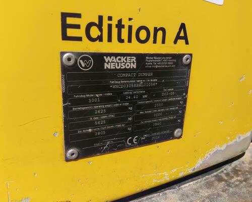 Wacker Neuson 3001S Hydrostatic