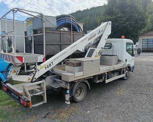 Nissan Cabstar Plošina Rothlener 148 dosah 14,8 m