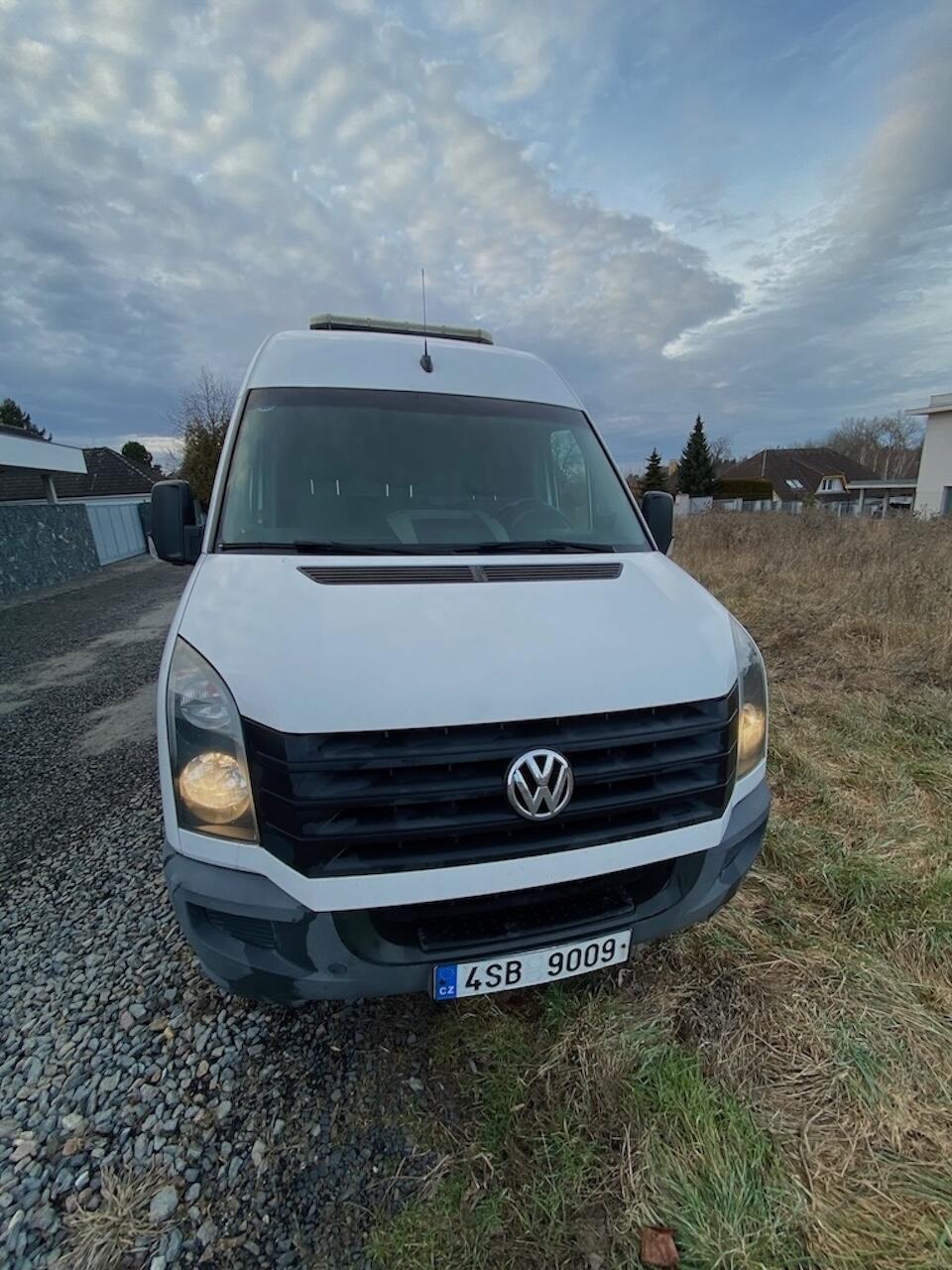 VW crafter - servisní vozidlo - výbava sortimo 