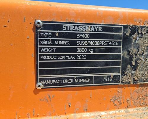 Krajnicový finišér STRASSMAYR BF400PUSH
