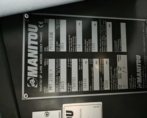 MANITOU MRT2150 PRIVILEGE PLUS