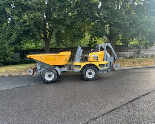 Kolový dumper 2.7tuny na koleje / 3stranný