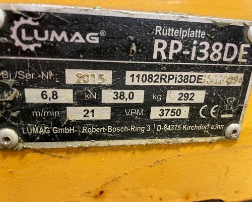 Vibrační deska LUMAG RPi38DE