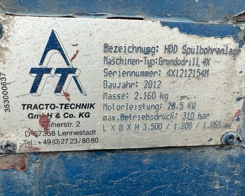 VRTNÁ SOUPRAVA GRUNDODRILL 4X