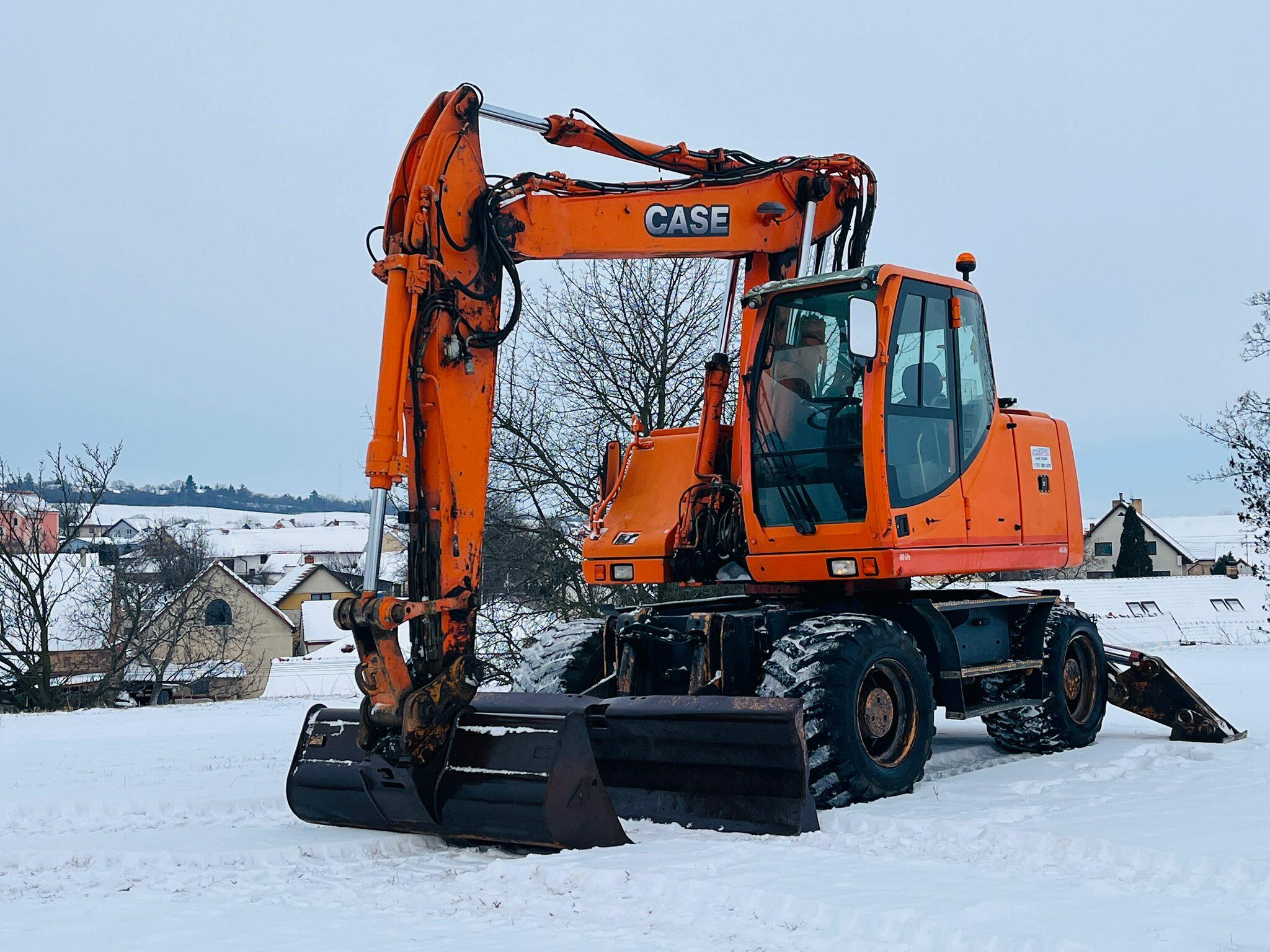 Kolové rypadlo CASE WX145 (Možnost leasingu)