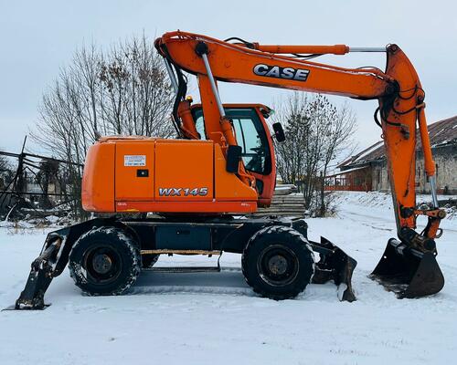 Kolové rypadlo CASE WX145 (Možnost leasingu)