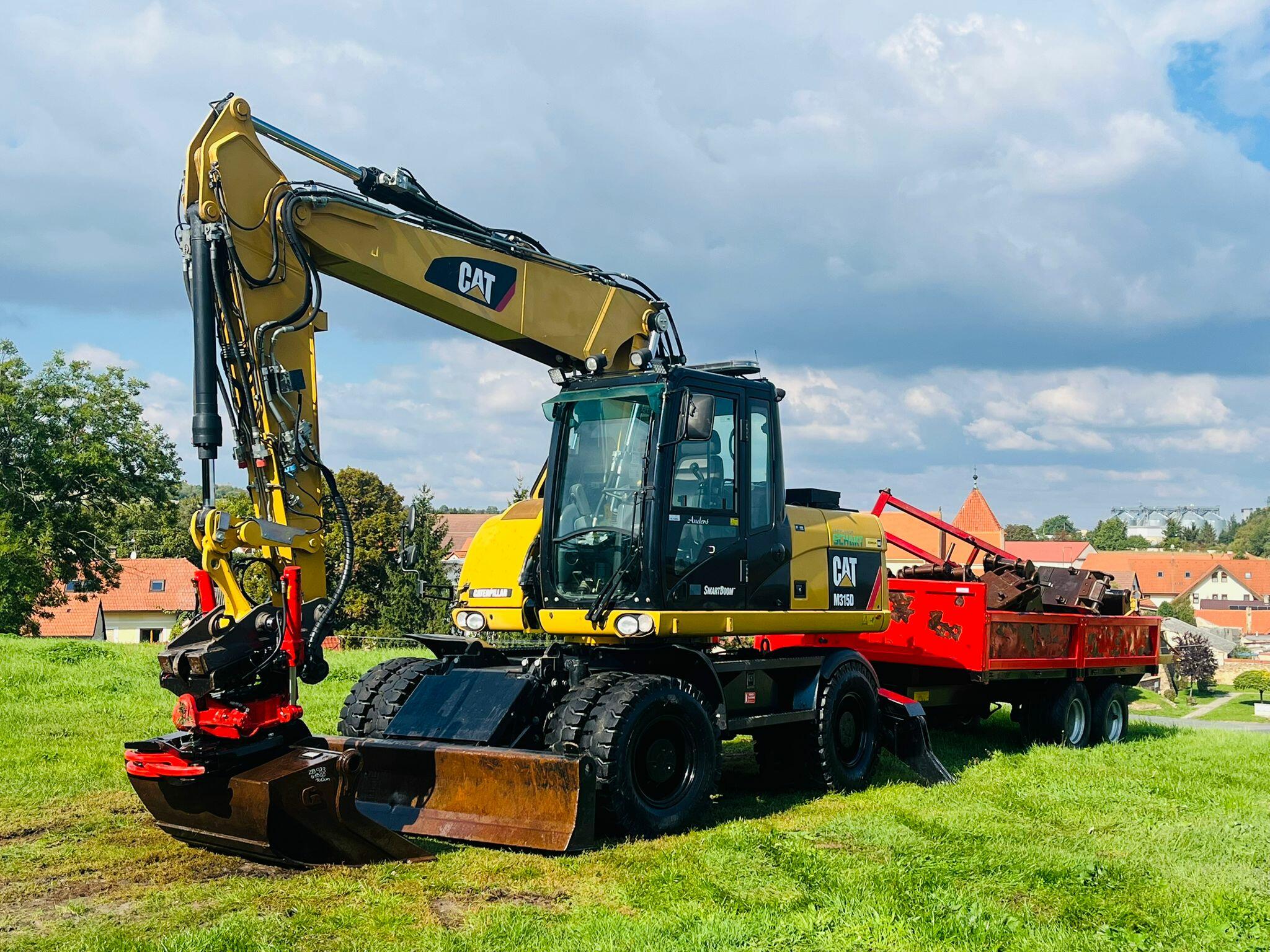 Kolové rypadlo Caterpillar M315D (Možnost leasingu)