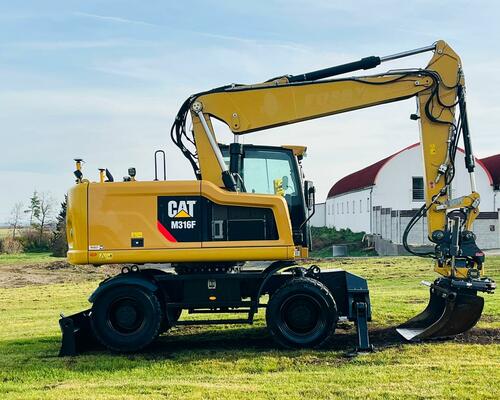 Kolové rypadlo Caterpillar M316F (Možnost leasingu)