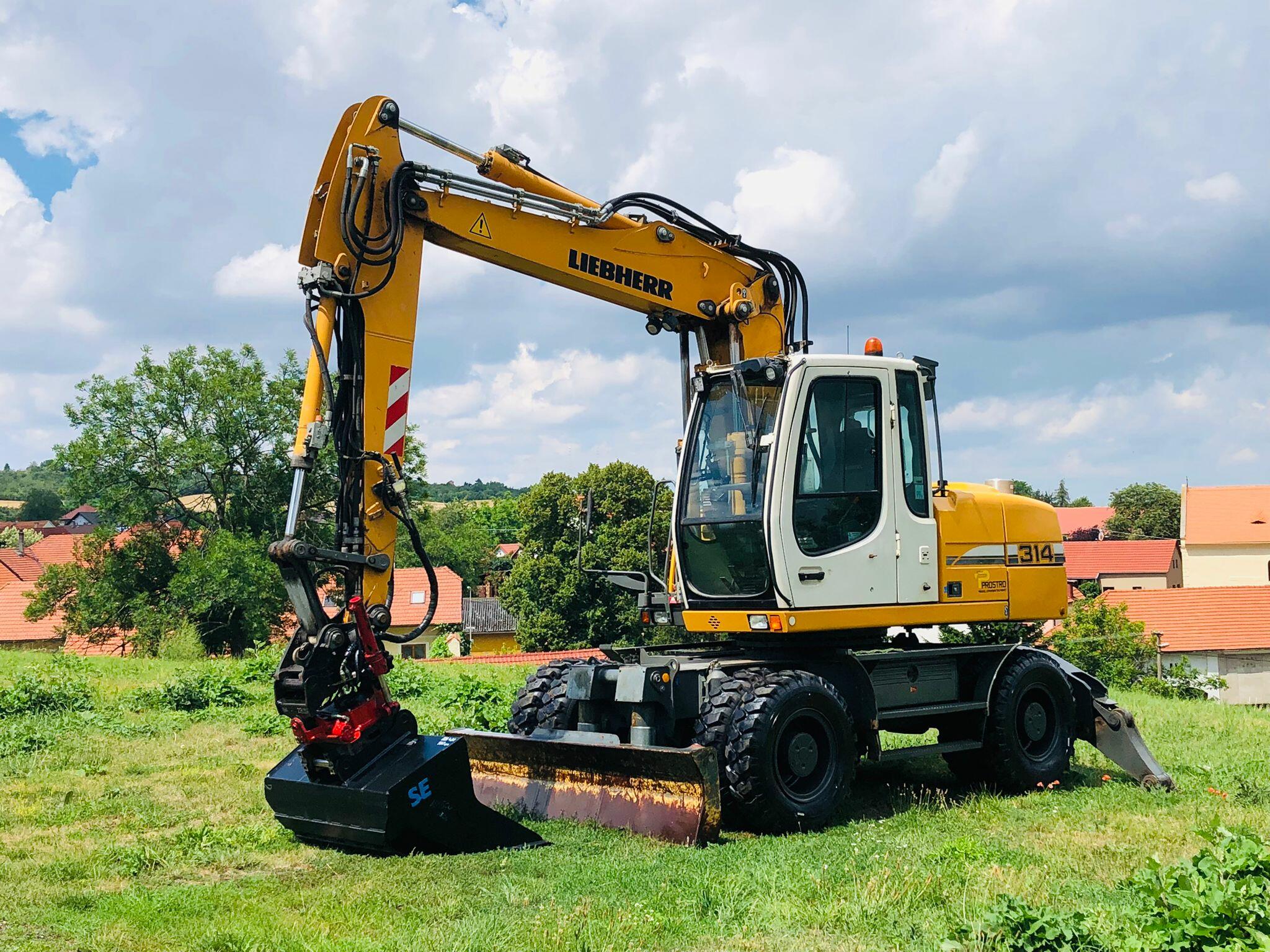 Kolové rypadlo Liebherr A314 (Možnost leasingu)