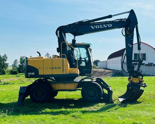 Kolové rypadlo Volvo EW160C (Možnost leasingu)