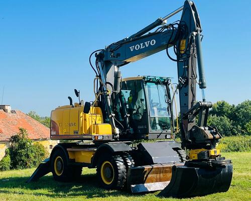 Kolové rypadlo Volvo EW160C (Možnost leasingu)