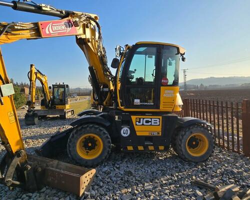 Kolový bagr JCB Hydradig 110W, r.v. 2018, 4616 motohodin