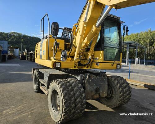 Kolový bagr Komatsu PW 160, ROTOTILT