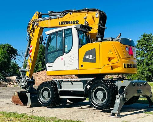 Nové kolové rypadlo Liebherr A918 (Možnost leasingu)