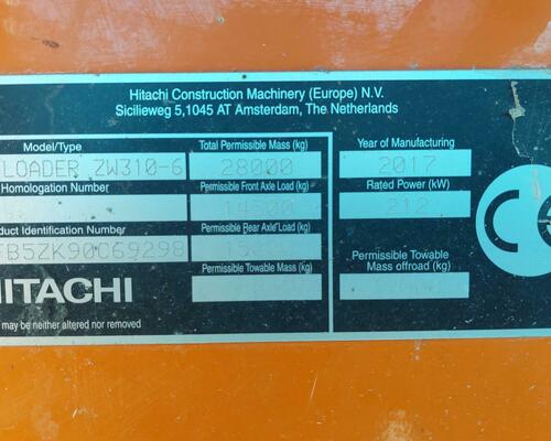 Hitachi ZW310-6