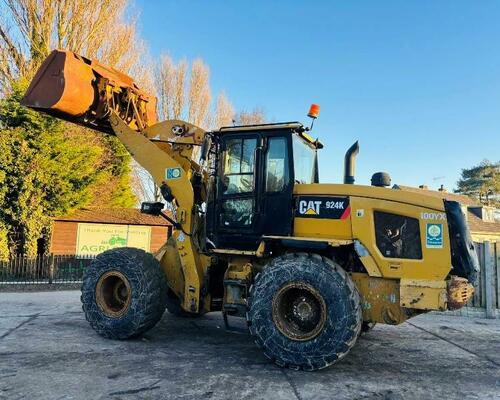 Kolový nakladač CAT 924K, r.v. 2015, 11.010 motohodin 
