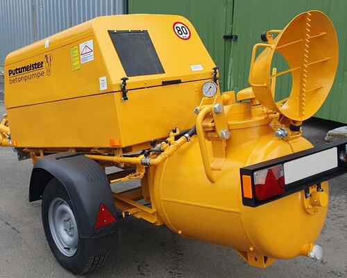 Betonpumpa PUTZMEISTER, hadice + koncovka - s CZ doklady SPZ