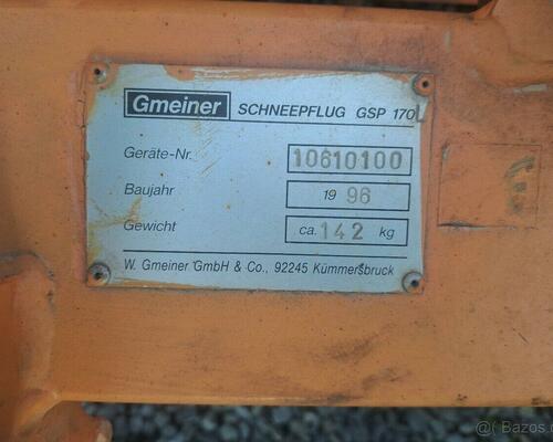 Multicar M 26 Radlice na sníh čelní otočná