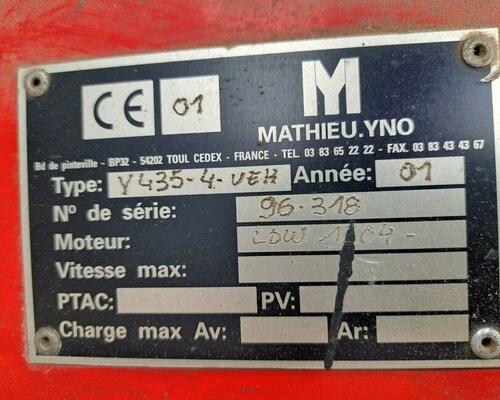 Sběrač listí MATHIEU.YNO 4x4 