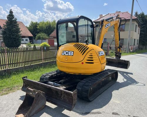 bagr JCB 8045 ZTS | 2015 | 4 400 MTH | hyd. svahovka