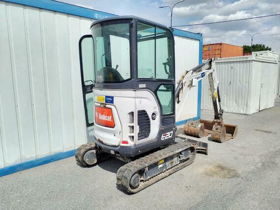 Bobcat E20, Rypadlo do 2T s kabinou, 2016, 3332mth