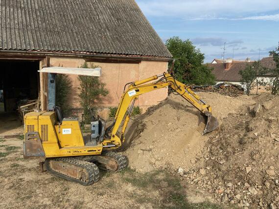 HUTTER IHI 14GX, pásové mini rypadlo 1.4t,svahovka
