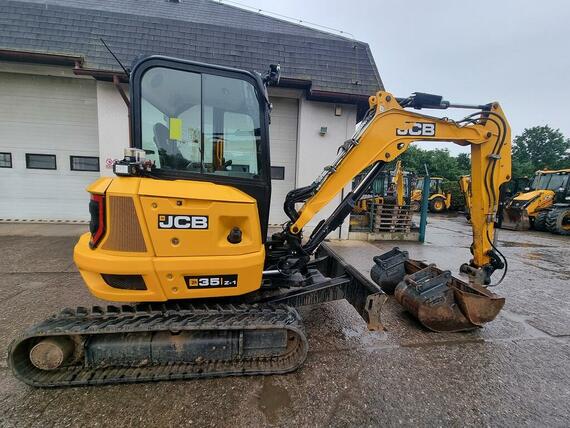 JCB 35Z - 770mth, hydr.svahovka, centrální mazání