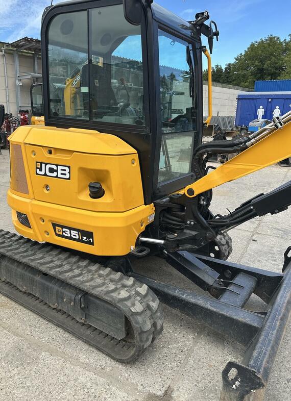 JCB 35Z - pouze 600mth, Powertilt nebo hydraulická svahovka