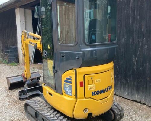 Komatsu PC16R-3HS rok 2019 Svahovka + podkop