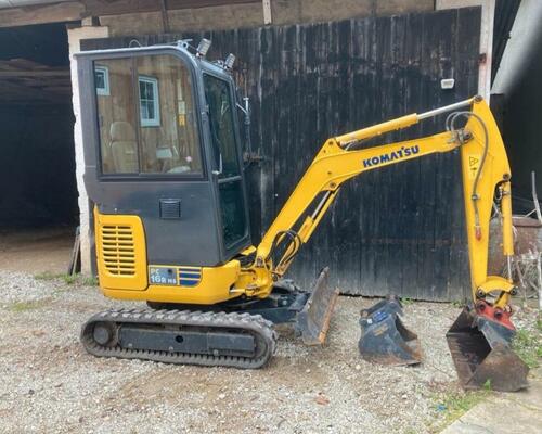 Komatsu PC16R-3HS rok 2019 Svahovka + podkop