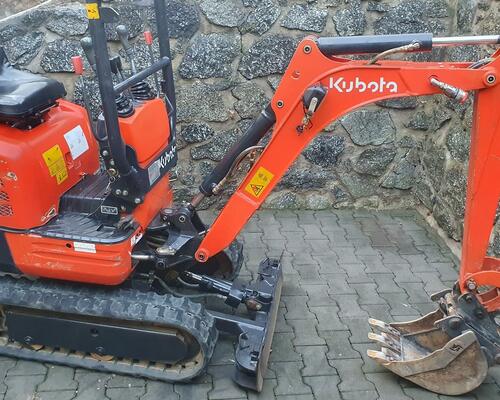 Kubota K008-3 + 1x lžíce, r.v. 2020, 1914 mth, TOP stav