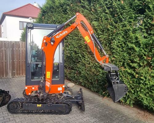  Kubota Kx 018-4 jen 800 MTH Hyd. svahovka + podkop