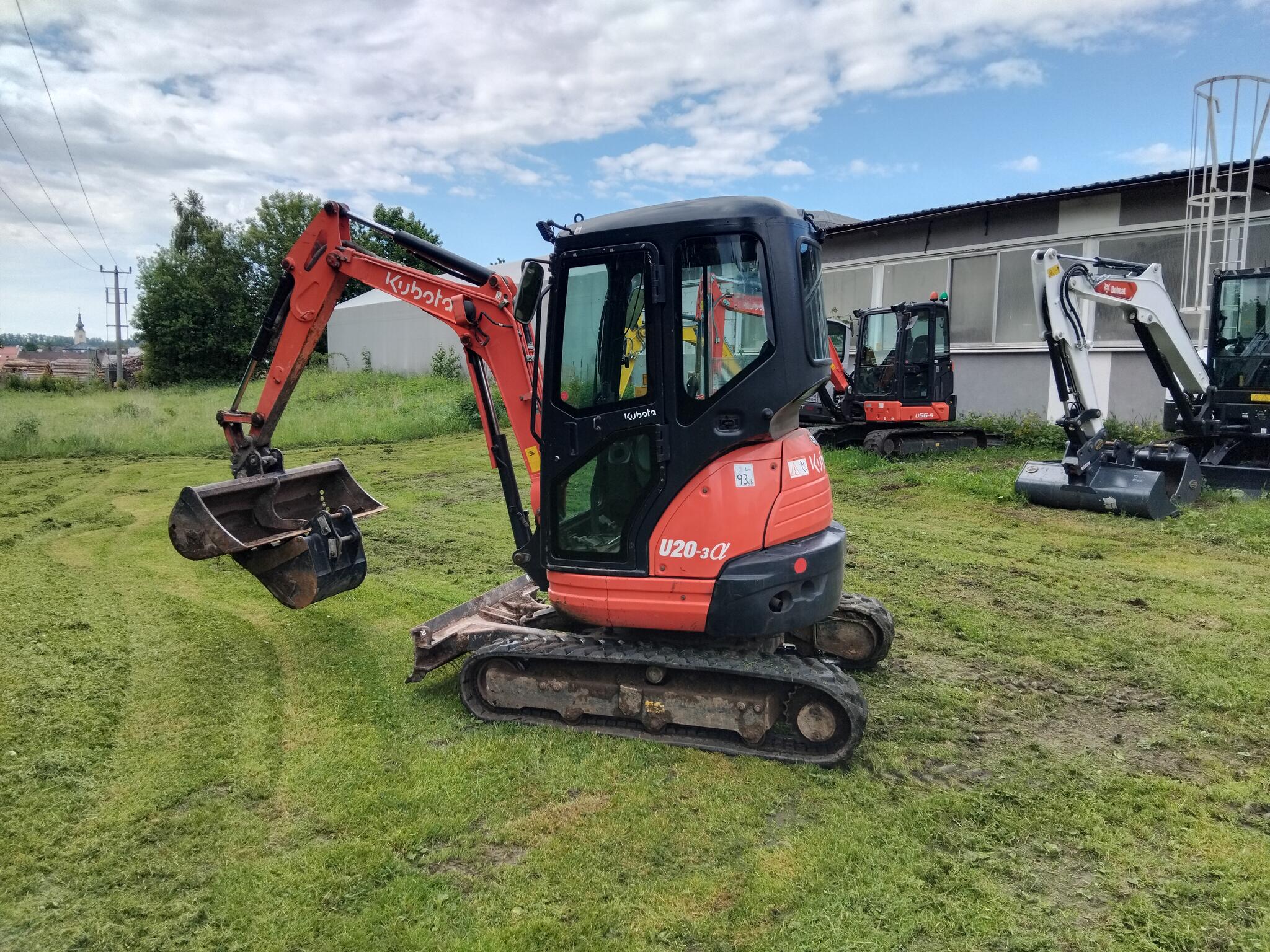 Kubota U20-3 Roztahovací Podvozek