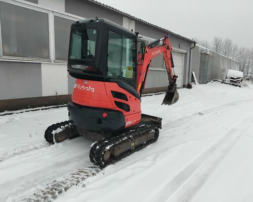 Kubota U20-3 Roztahovací Podvozek