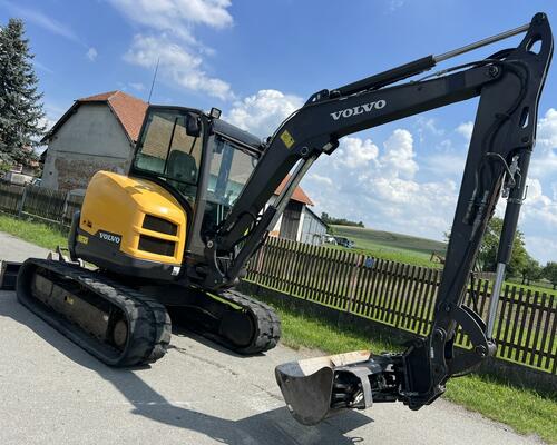 Mini bagr Volvo ECR50D hyd. svahovka + podkop, 5t
