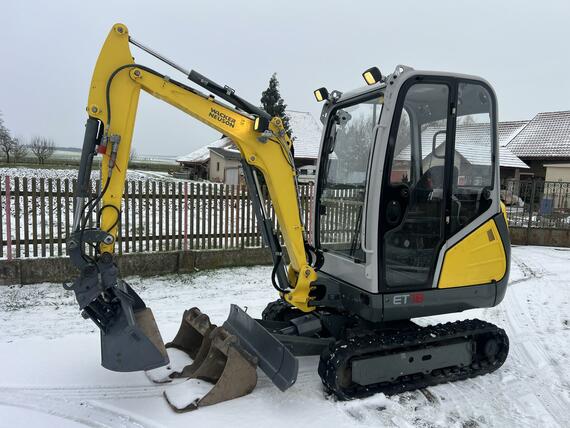 Mini bagr Wacker Neuson ET 18 hyd.svahovka,1800mth