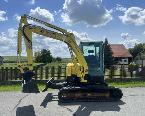 Mini bagr Yanmar VIO 50 bez přesahu zádě, 3x lžíce