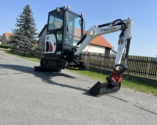 Minibagr Bobcat E19/hyd.podvozek/ powertilt / 2019