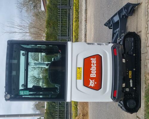 Minibagr Bobcat E19 Hyd. svahovka pouze 140Mth  jako nový