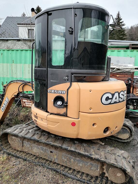 Minibagr CASE CX50B, r.v. 2016, motor Yanmar 32kW 