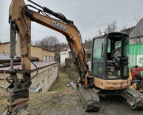 Minibagr CASE CX50B, r.v. 2016, motor Yanmar 32kW 