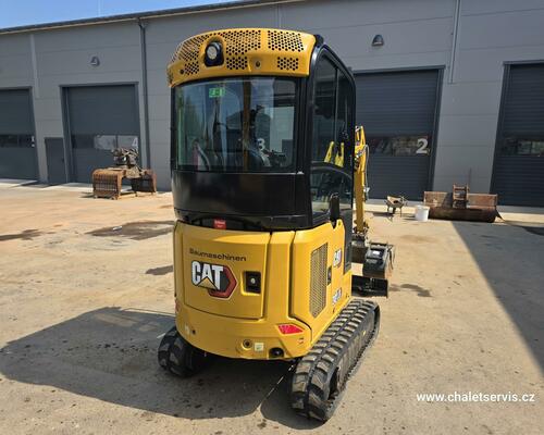 Minibagr CAT 301.8, r.v. 2023, 445 mth, 2x lžíce