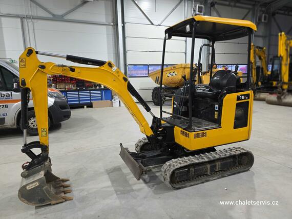 Minibagr JCB 16C-1, rok výroby 2020, 1071 mth