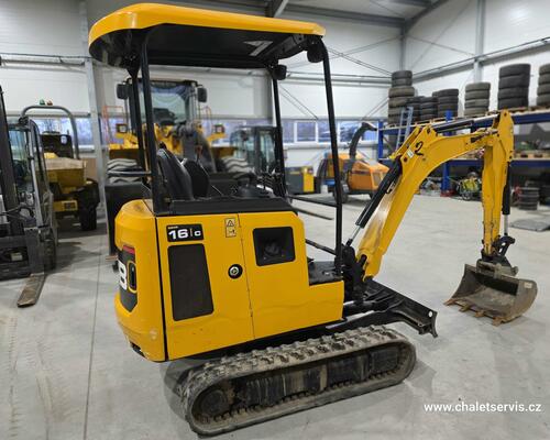 Minibagr JCB 16C-1, rok výroby 2020, 1071 mth