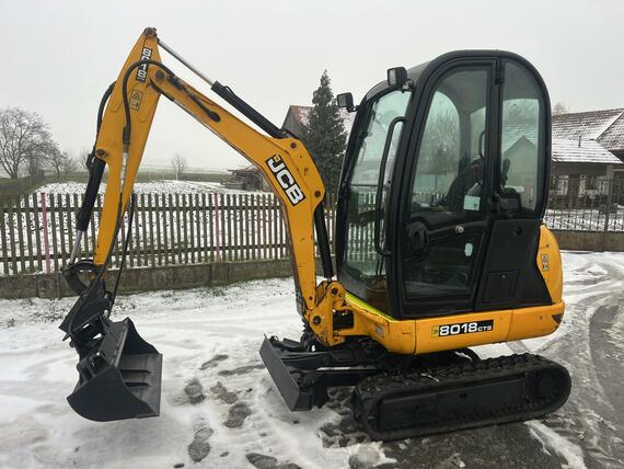 Minibagr JCB 8018 cts hyd.podvozek+svahovka, 2014