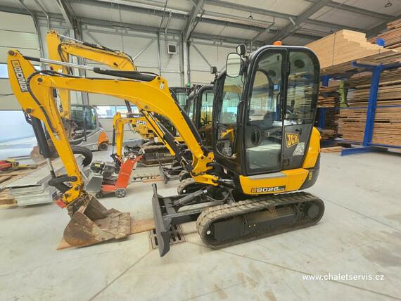 Minibagr JCB 8026 CTS, r.v. 2022, 753 mth ORIGINÁL