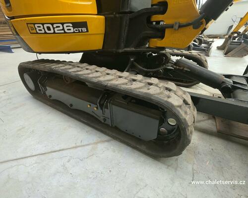 Minibagr JCB 8026 CTS, r.v. 2022, 753 mth ORIGINÁL