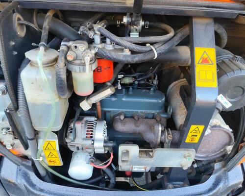 Minibagr Kubota KX016-4, rok 2016, 2100mth, roztah. pásy TOP